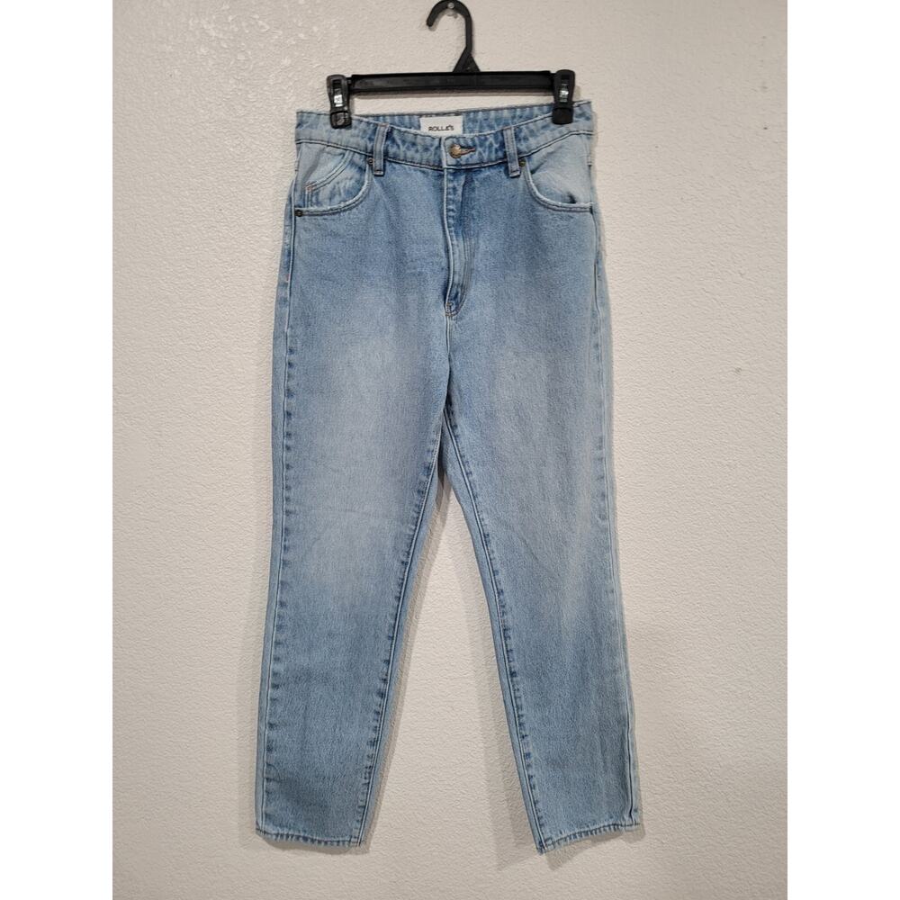 Rolla's Women's Dusters High‎ Rise Slim Old Stone Blue Jeans size 28 #P3